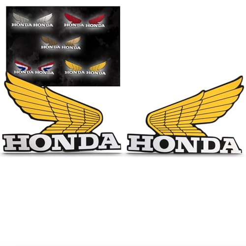 

Безымянный универсальный 5 цветов на выбор наклейка Honda HONDA крыло водонепроницаемый светостойкий тип гоночный желтый левый и правый по 1 шт. в комплекте