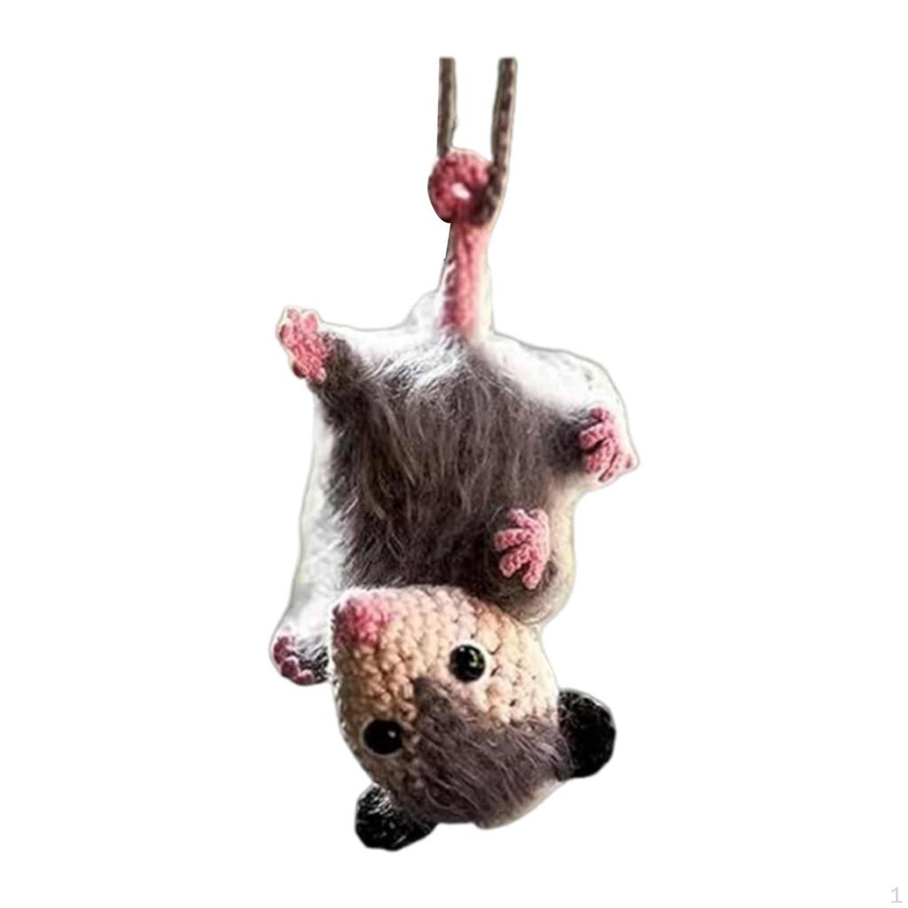 Car Mouse Pendant Auto Rearview Mirror Decorative Birthday Gift Funny Hanging Ornament for