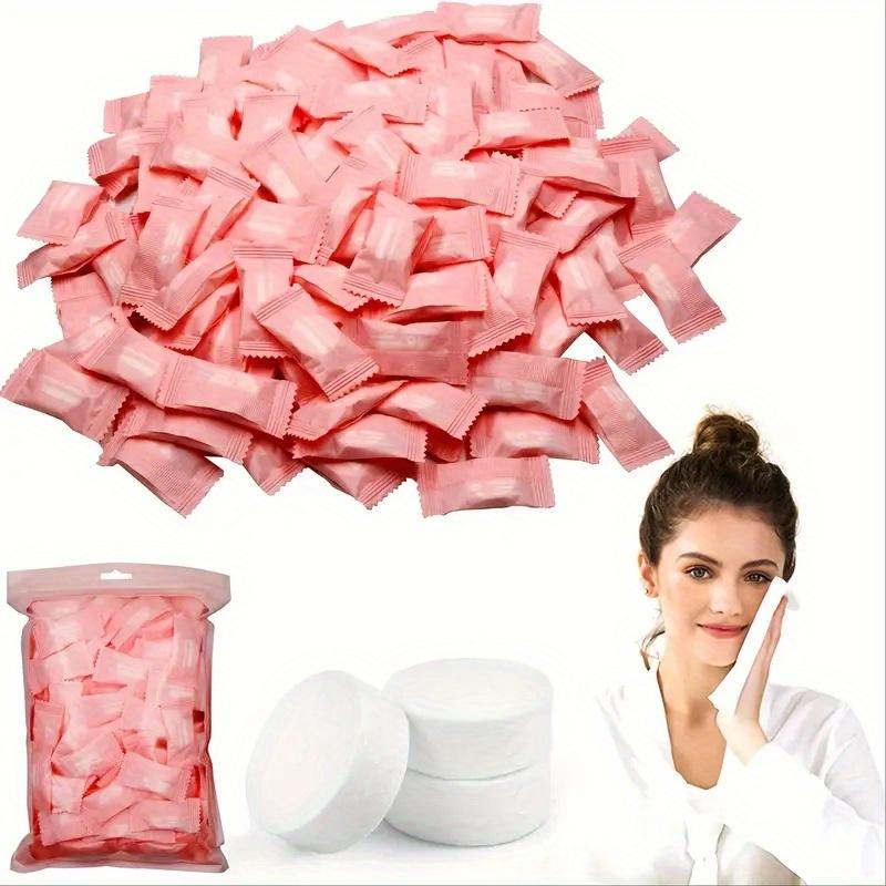50pcs Disposable Compressed Towels  Portable Disposable Absorbent Towels  Suitable For Outdoor Travel And Camping