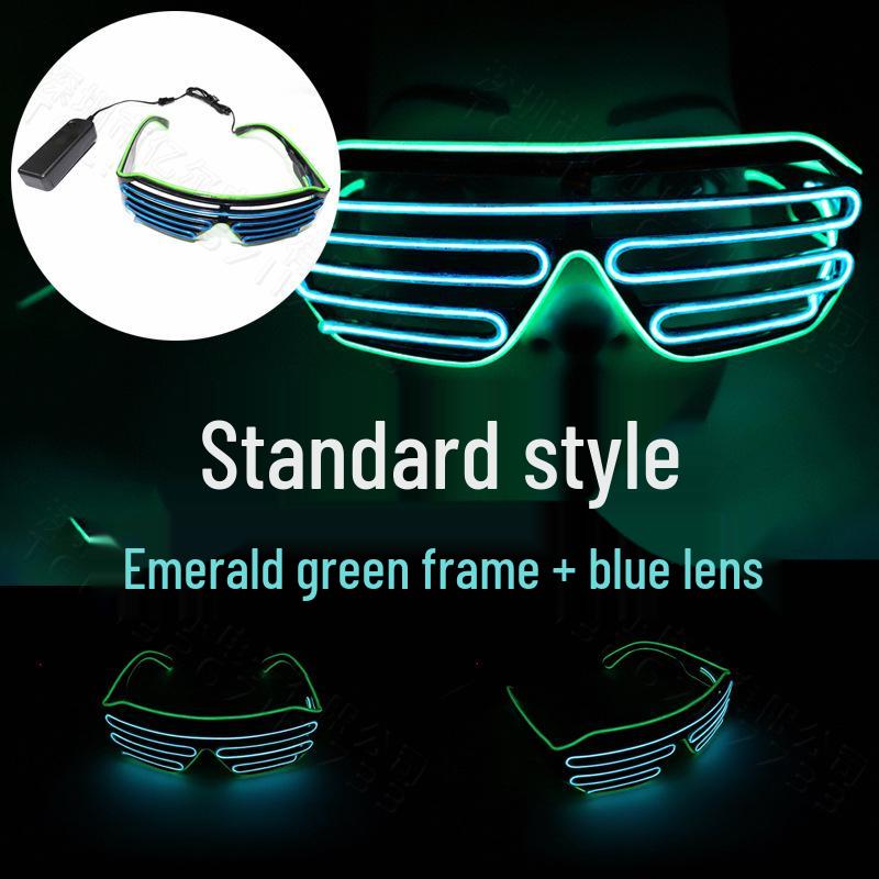 LED Light-Up Party Glasses for Stage Performances and Events