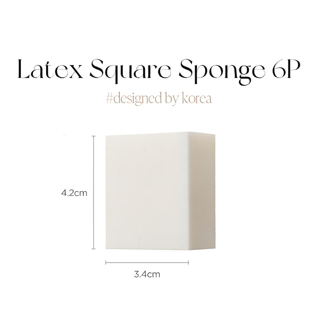 PICASSO Latex Quadratischer Schwamm 6St. (+ Quadratischer Schwammbehälter)