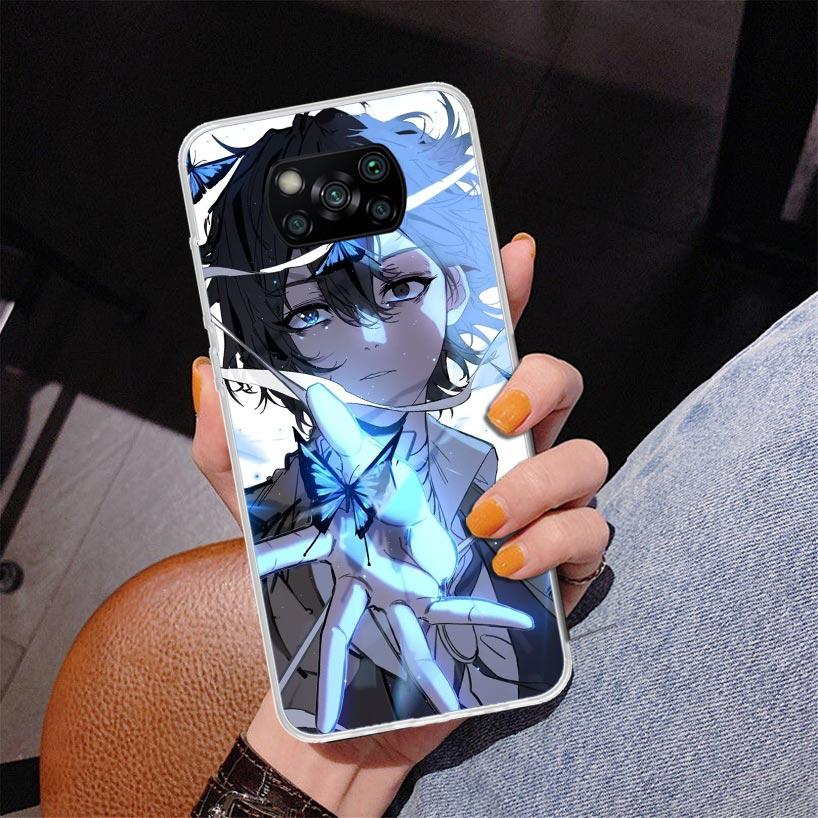 Bungo Stray Dogs Dazai Phnoe Case for Xiaomi Poco X5 X6 X7 Pro X4 Gt F7 Ultra M8 M7 Redmi 15C 15 13C 13 12C 12 Unique Cover Coqu