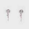 LingerPiece Silver Dandelion Flower Earring