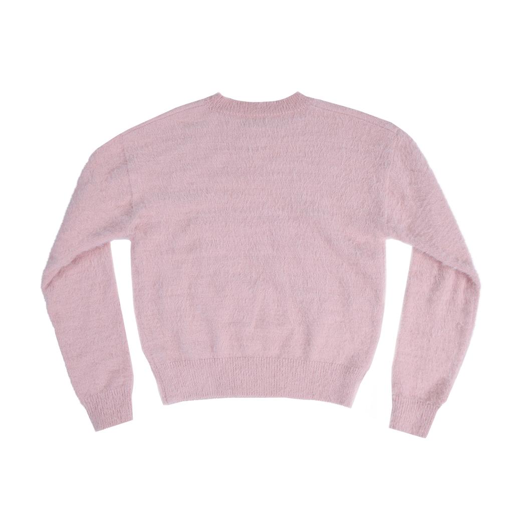 Eiieii Flashed Cats Angora Knit -[Pink]
