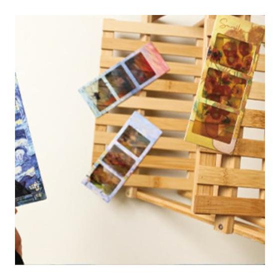 Elegant & Vibrant Film Bookmarks - Monet & Van Gogh Art Inspired, Beautiful Decorative Page Markers - Perfect Gift for Book Lovers, Students, Women,
