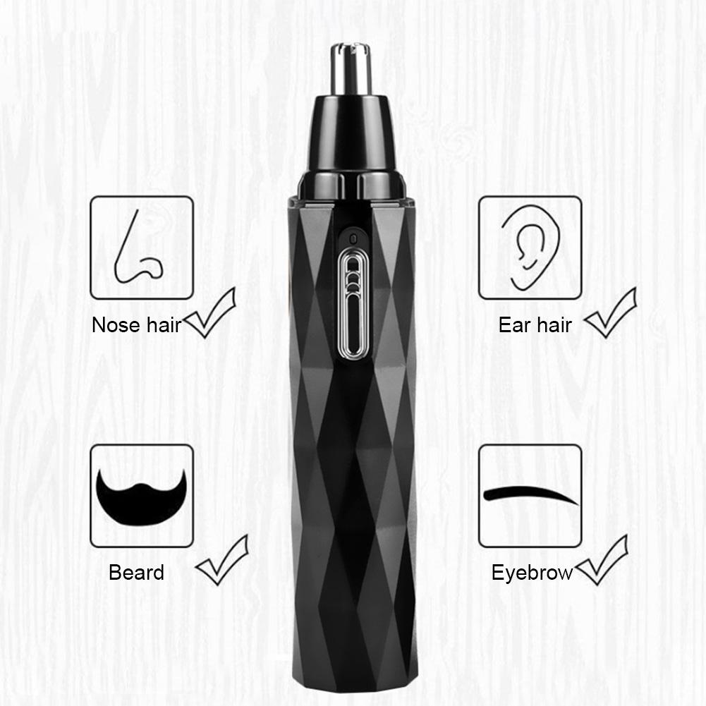 Electric Nose Hair Trimmer Men Nose Cleaning Remover Rechargeable Scissors