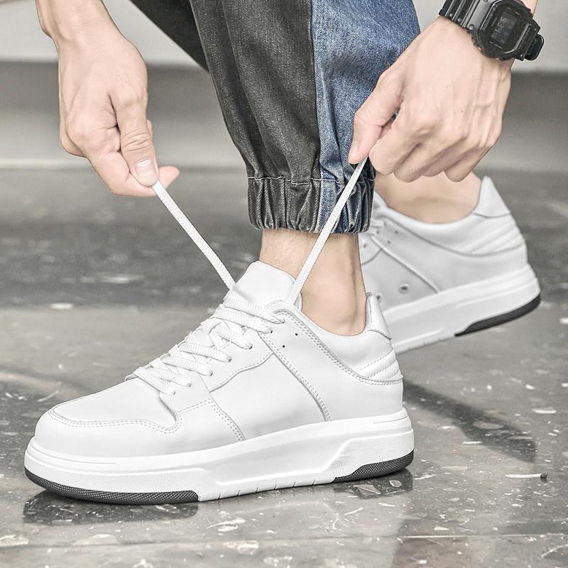 Booster Shoes Men Lift Sneakers Height Increase Insoles 6cm Adjustable Casual Fashion Plus Size 37-45