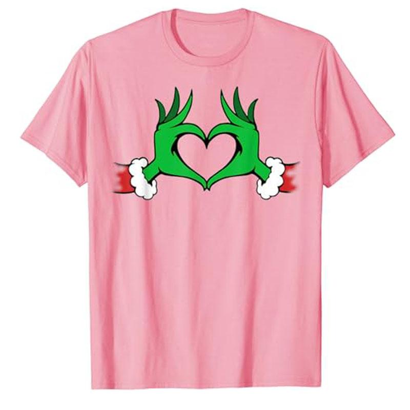 Funny Elf Christmas T-Shirt Gift Cute Grumpy Xmas Costume Elf Lover Graphic Tee Tops Short Sleeve Blouses Family Matching Outfit