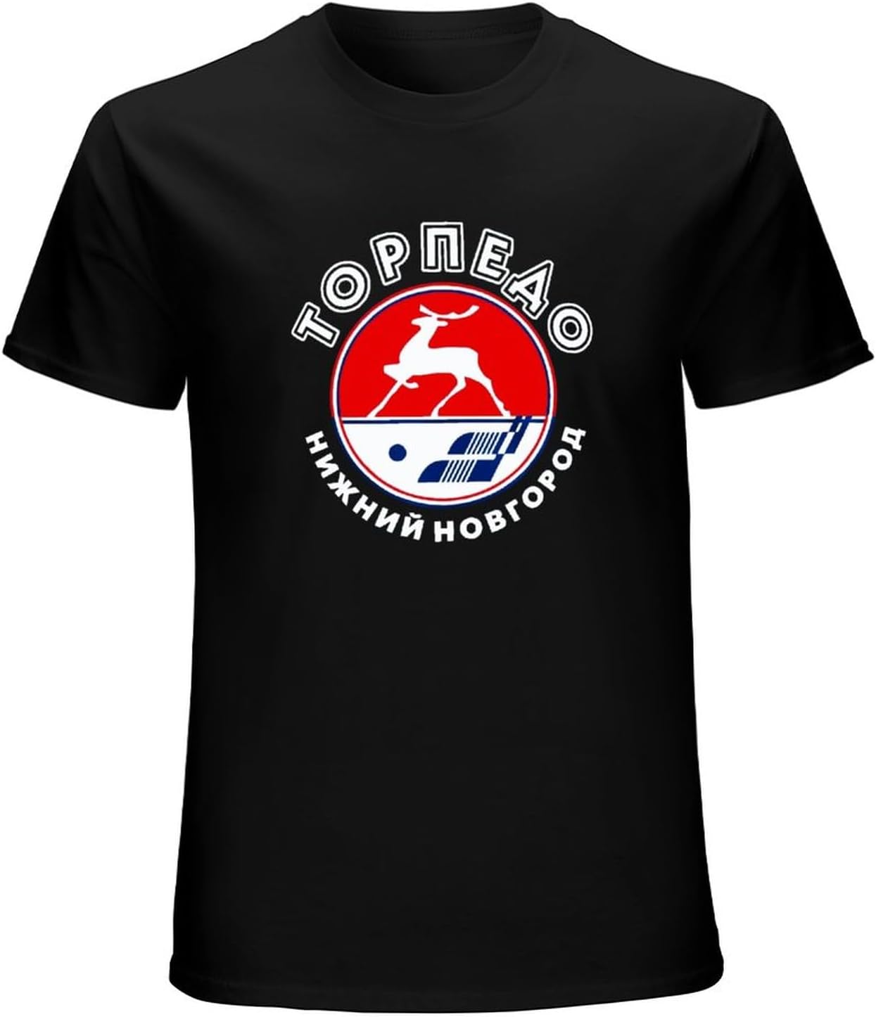 Torpedo Nizhny Novgorod Khl T-Shirt Mens Unisex Tees 3XL чёрный