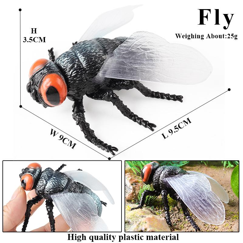 Oenux Insect Animals Model Figurine Butterfly Ant Dragonfly Spider Bee Mantis Scorpion Action Figures Educational Kid Toy Gift