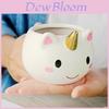 Creative Hand-painted Unicorn Ceramic Mug With Golden Horn For Coffee Lovers