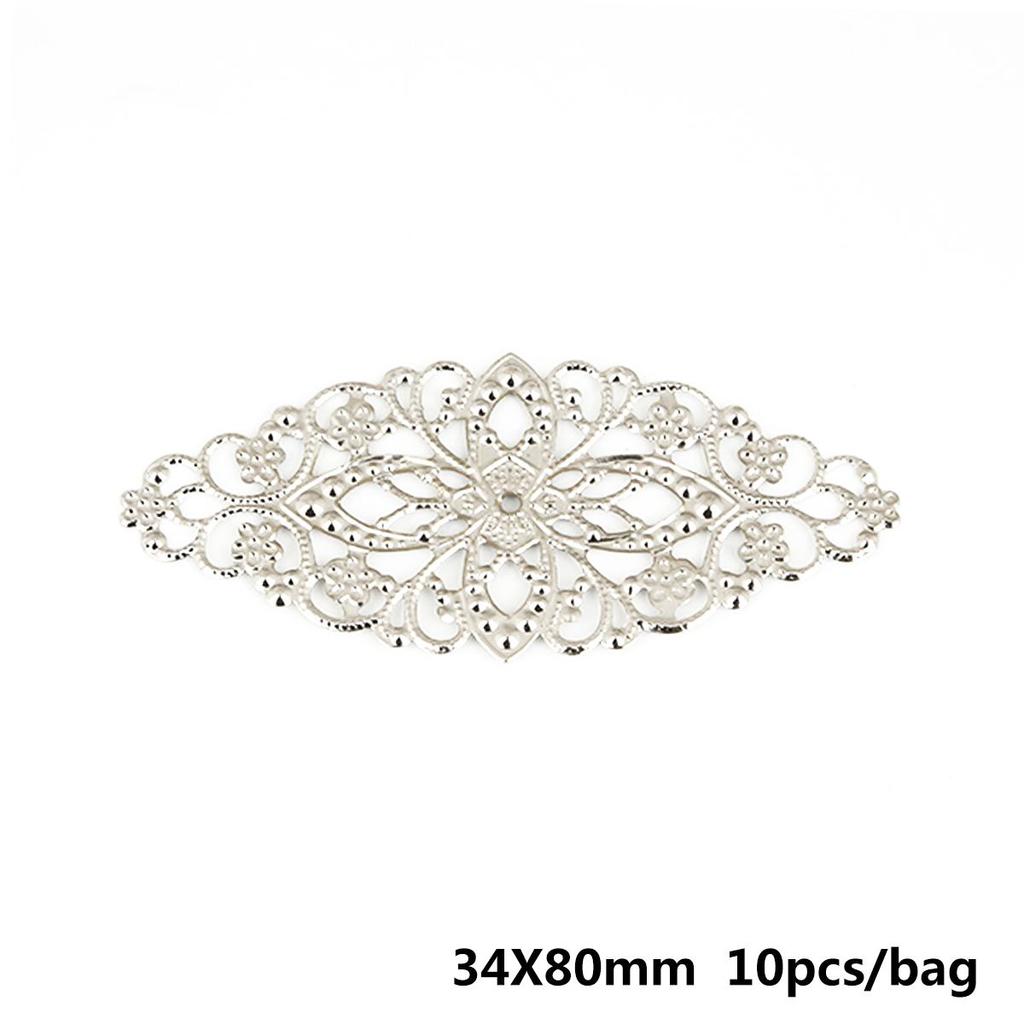 10ks Paví Měsíční Přívěsek Květina DIY Doplňky Součástky Pro Výrobu Šperků