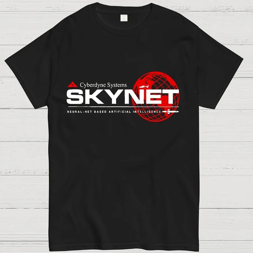 Cyberdyne Systems Skynet Men's Women's Graphic T-Shirt Soft Moisture-Wicking Cotton Shirt All-Season Casual Formal Wear Clothing