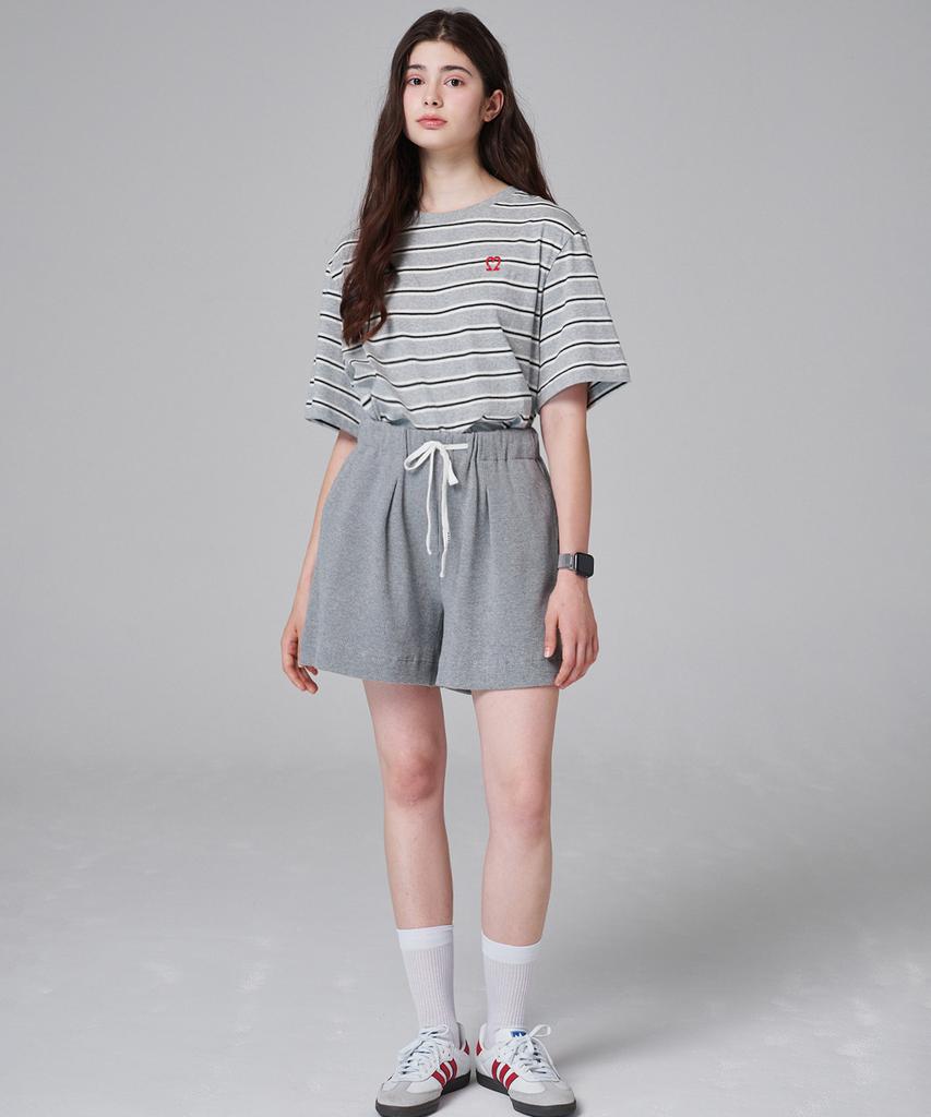 Marop 2206 Waffle Elastic Waist Pants (Gray)
