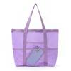 1Pcs Mesh Beach Bag Extra Large Lightweight Foldable Sandproof Tote Bag for Women for Family Vacation Beach Trips Store Beach Essentials