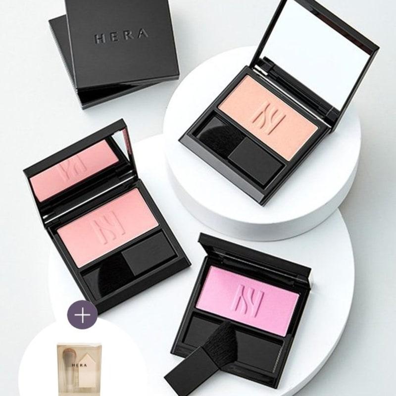 [Hera] 5 types of blush (choose 1) (+brush puff set included)