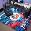 Benutzerdefinierter Name Hansa Rostock Teppich Büro Teppich, Innen Teppich, Stuhl Teppich, Wohnzimmer, Fußmatte Spiel Teppich Heimdekoration Geburtstag Weihnachtsgeschenke