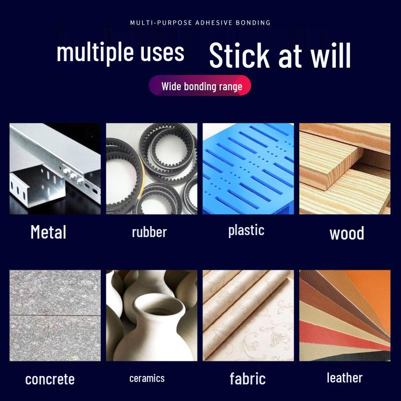 Ailike 801 Super Strong All-Purpose Yellow Glue for Leather, Plastic, Metal, Wood, and Sponge