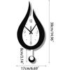Modern Water Dropping Design Wall Clock for Creative Acyrlic Pendulum Clock for Home Bedroom Living Room Office Decorati Wall Clock for Living Room