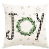 Christmas Pillow Cover Linen Printed Home Sofa Cushion Cover Living Room Bedroom Pillow Cover
