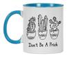 Inkdotpot Don't be a Prick  11 Oz  Ceramic Coffee  Mugs  Funny Novelty Inspirational Quotes Gift For Co-Worker Boss