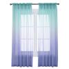 Modern Gradient Tulle Window Curtains For Living Room Organza Yarn Sheer Voile Curtain For Bedroom Kitchen Drape Decor New