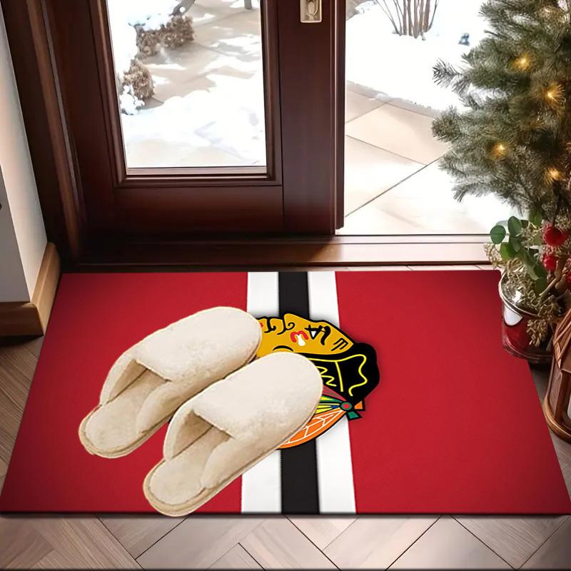 Blackhawks Artwork Area Rug Suitable for Indoor And Outdoor,Carpets for Kitchens, Homes, Offices, Living Rooms,Home Decor,Christmas Gift