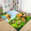 1Pc Bee Garden Carpet Rug Customizable Soft Washable Antislip Home Living Room Sofa Mats Personalized Rug 09173