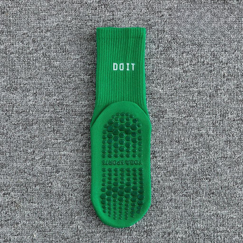 Neue feste Farbe, einfache, rutschfeste, atmungsaktive Yogasocken, Pilatessocken für Damen, Indoor-Tanz, Fitness, Gymnastik, Training, Sport-Socken