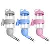 Plastic Water Feeder Bottle Hangings Auto Dispenser Drinker Hamster Small Pet Drinking Stainless Steel-Pipe Fountain
