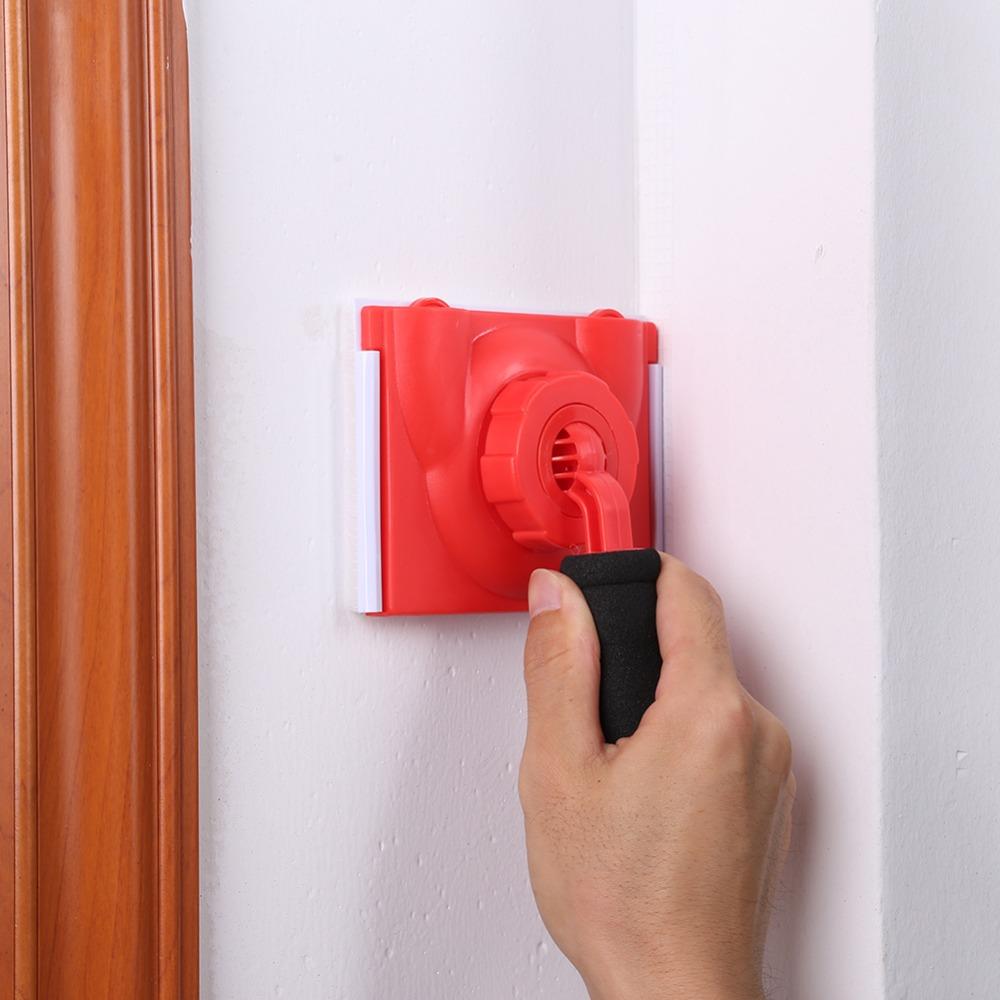Plastic Corner Painting Brush With Handle Trimmer Tools Creative Edger Brushes  For Wall