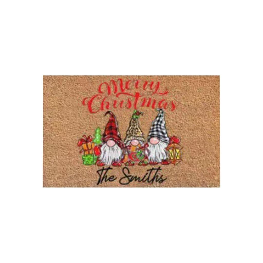 Christmas Carpet Entrance Door Non-slip Absorbent Foot Mat Thick Porch Carpet Mat