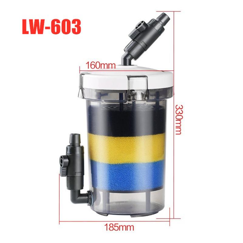 Aquarium Filter Ultra-quiet External Aquarium Filter Bucket HW-602/603 HW-602B/603B LW-602/603 LW-602B/603B Fish Tank Pump