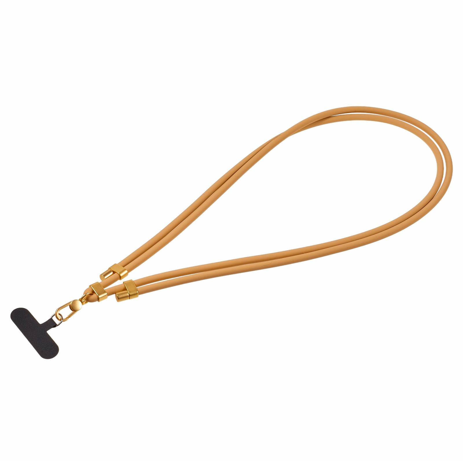 

Силіконовий ремінець для телефону 150 см, регульований ремінець на шию з кріпленням Yellow