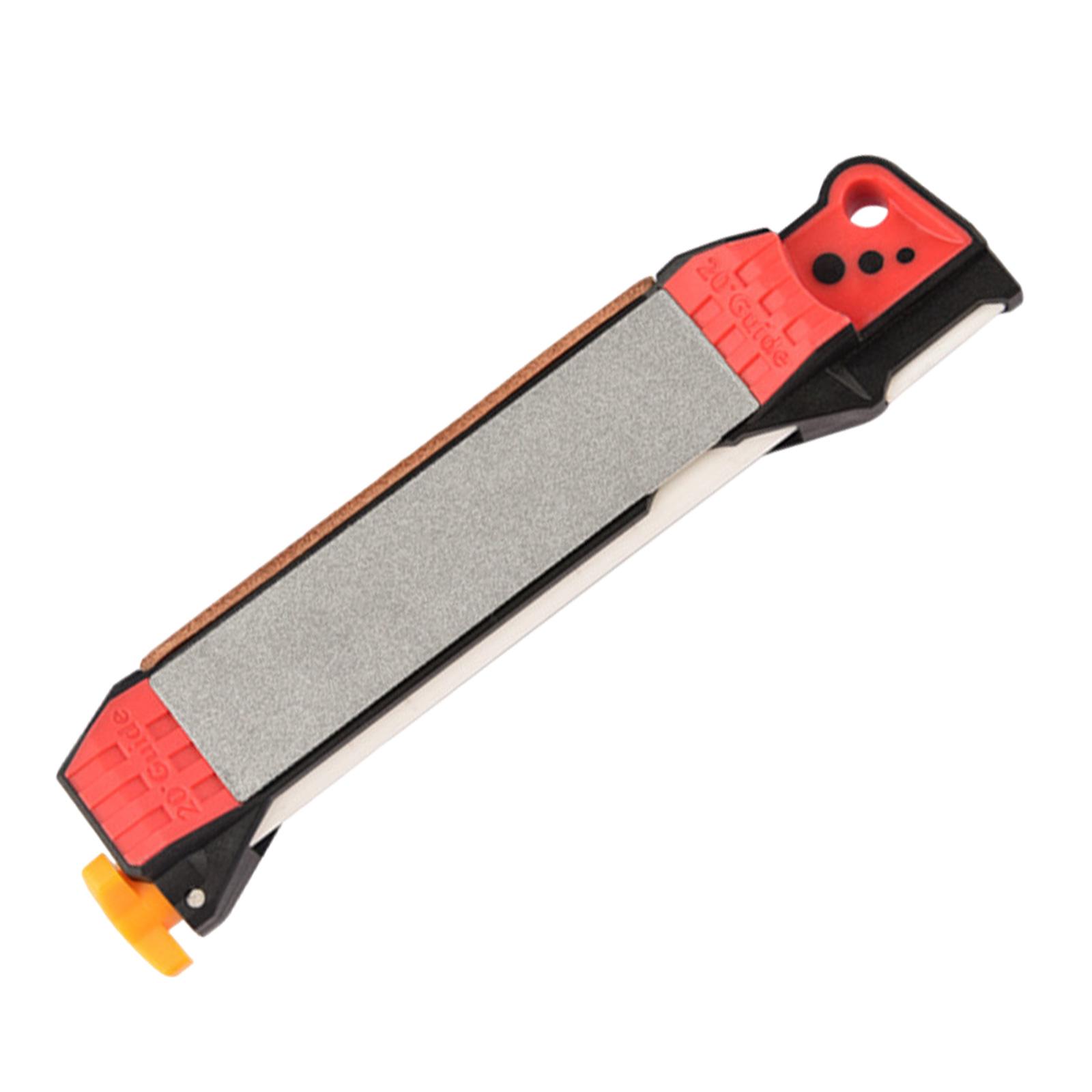 

Knife Sharpening Stable Sturdy Household Sharpening Stone Handheld Sharpener for Outdoor Tools Chef Garden Camping Accessories червоний