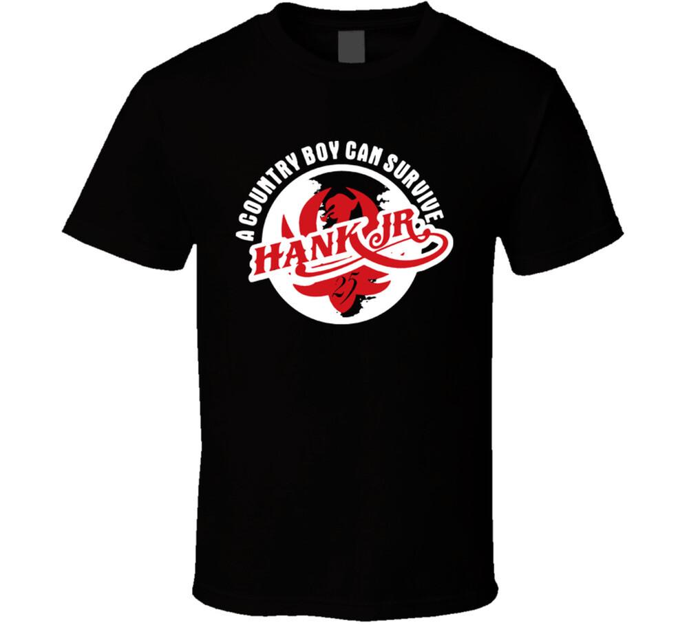 Hank Williams Jr Western Guitar Music T Shirt Mens Womens Tees Top XL