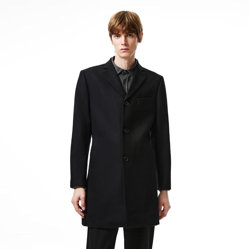 J.Lindeberg Men's Wool Blend Mid-Length Coat