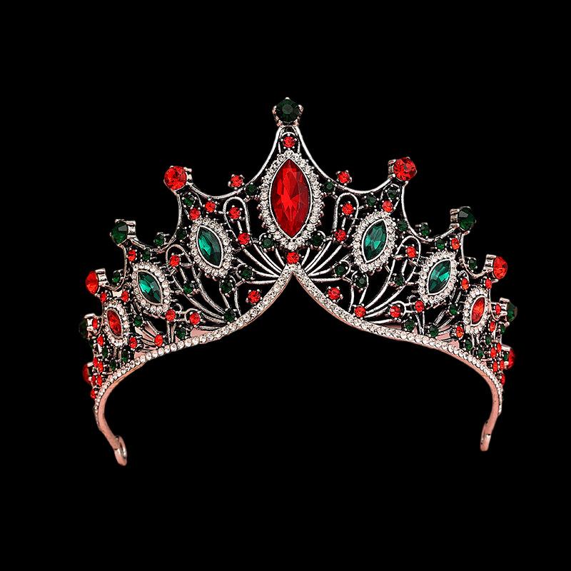 Bridal Crown Headband Headband Wedding Korean Style Birthday Adult Gift Crystal Crown Princess Dress Hair Accessory