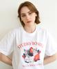 BONIEE Retro Kitten Trio Graphic T-Shirt White