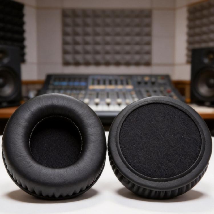 Direct Replacement Ear Pad Set for DNHP1000 DNHP1100 , Black Headphone Ear Cushions with Soft Foam for Worn Pad Replacement Use
