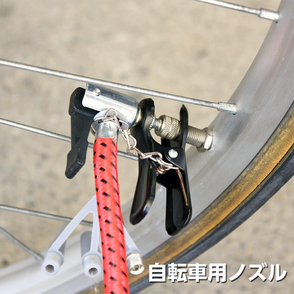 Meltec F-57 Car Air Pump, Foot-Operated, Single Cylinder