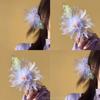 Super Fairy Lavender Flower Hairpin Seaside Photo Atmosphere Hairpin Original National Style Design Handmade Headdress
