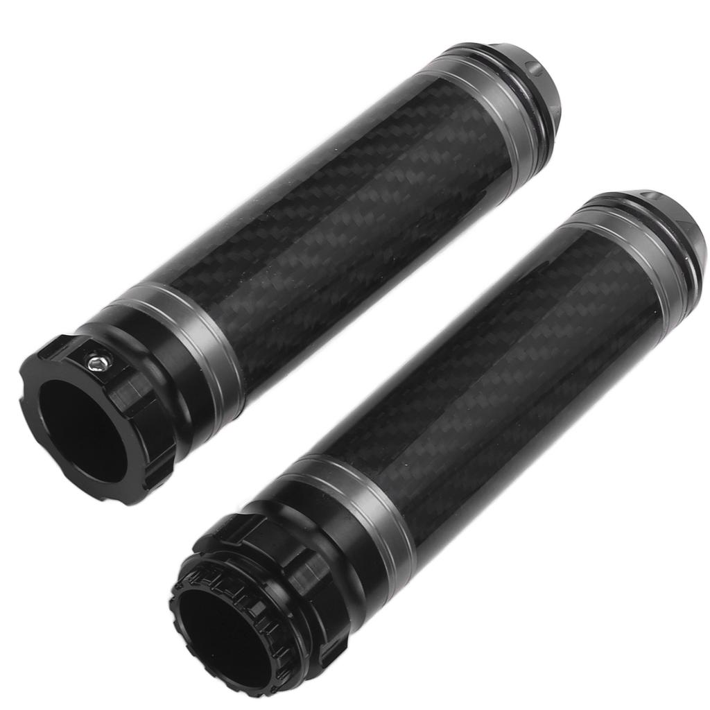 2PCS Motorcycle Handle Bar Grip Cover Carbon Corrosion Resistant Waterproof for 7Celsius8in Handlebar