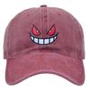 Pokemon Anime Gengar Broderi Baseballcaps Snapback Huer Sport Fritidscaps Huer for Menn Kvinner Sjarm Gave