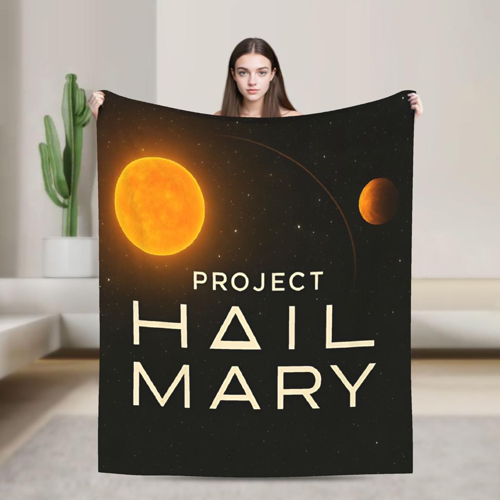 Project Hail Mary Blankets Quality Soft Warm  Throw Blanket Winter Children Bedroom Novelty Bedspread