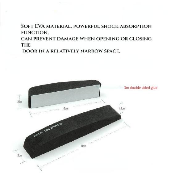 4Pcs Auto Door Edge Protection Car Decoration 4Pcs Car Door Protector Guard Strip Scratch Protector Car Rubber Bumper Stickers Interior Mirrors 6