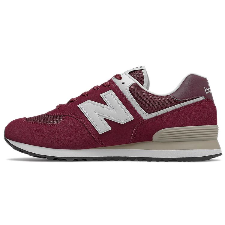 New Balance 574 Garnet Men Sneakers Red White ML574RS2 40