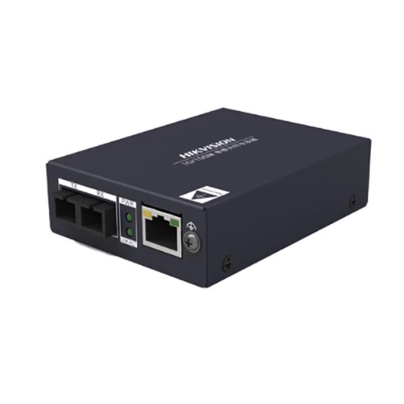 

Hikvision 100Mbps Single-Mode Dual-Fiber Optic Transceiver CN plug (adapter included)