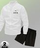 Baseball Jacket & Shorts Set, Stretch & Durable, Ideal for Teenagers' Daily