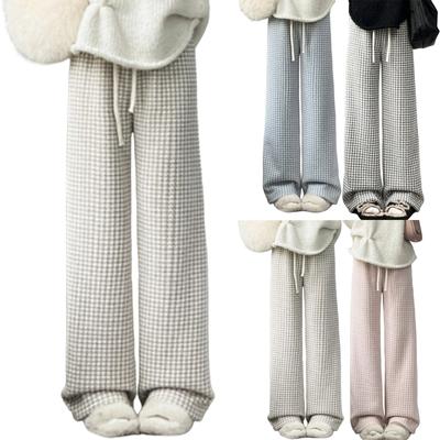 Women's Fashionable Casual Loose Fleece Lined Long Pants